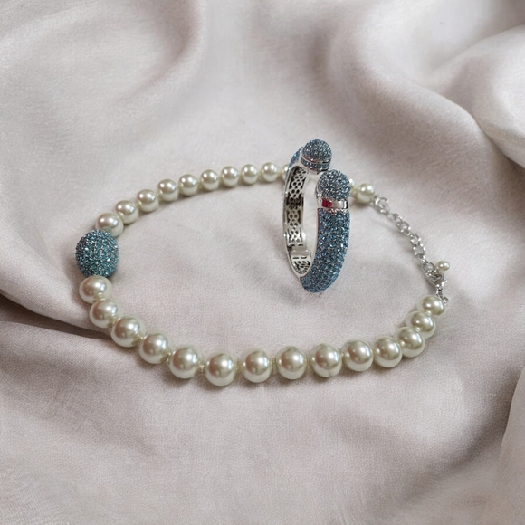 Sky Blue Heidi Daus Bracelet - Picture 3 of 4
